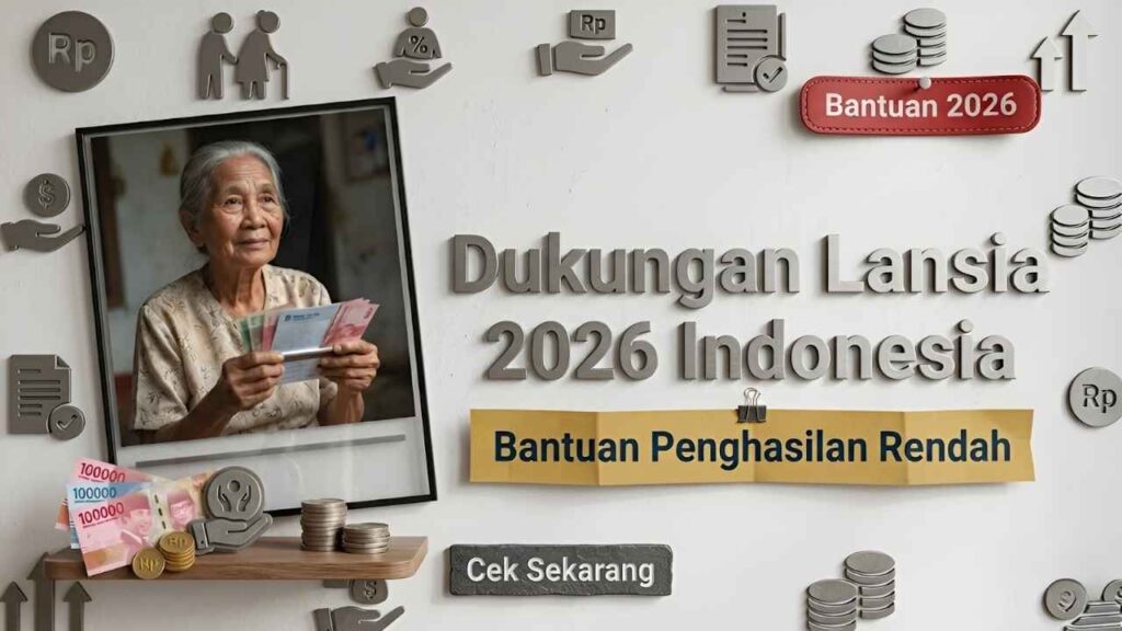 Dukungan Pemerintah Indonesia 2026 Program Tunjangan Lansia Berpenghasilan Rendah dan Jadwal Pembayaran