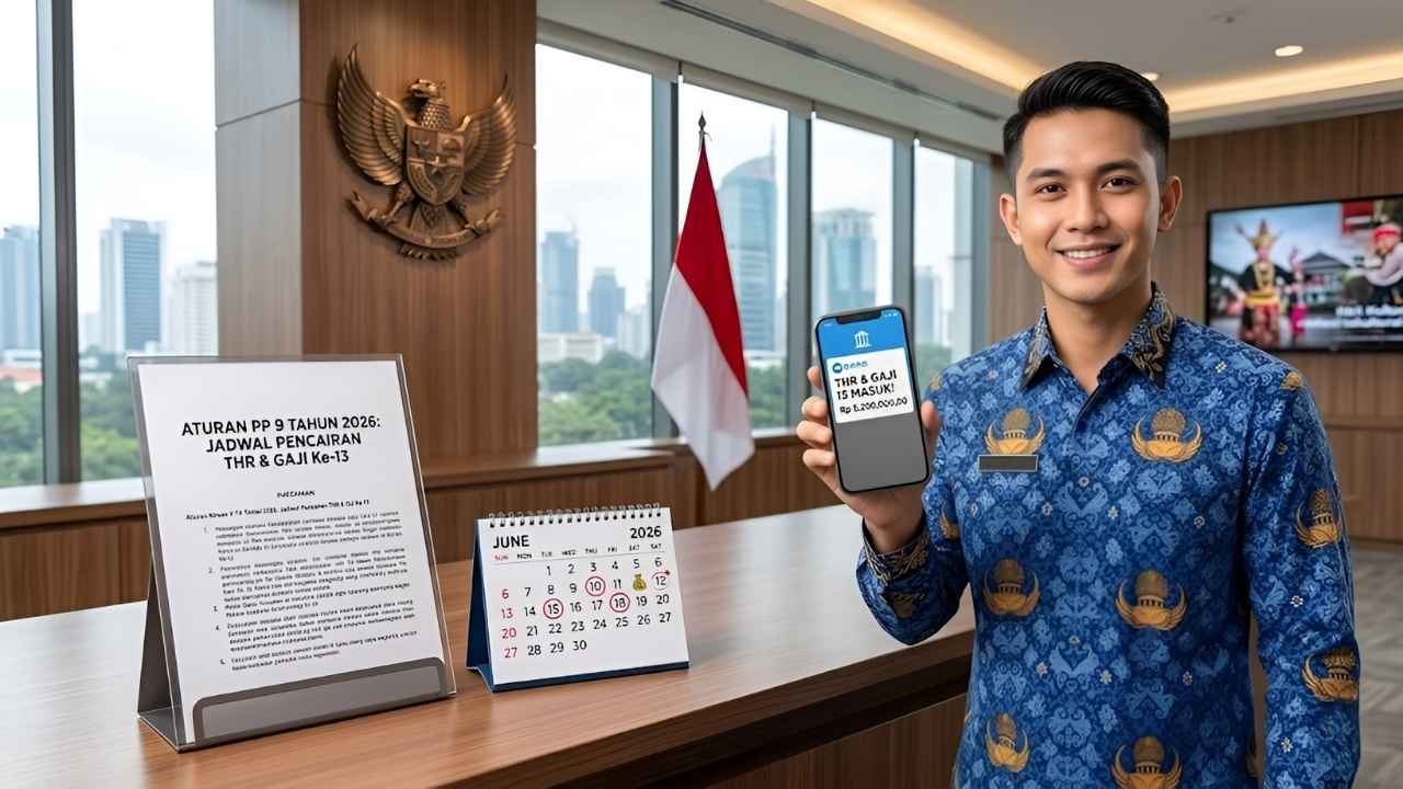 PP Nomor 9 Tahun 2026 Aturan Lengkap dan Jadwal Pencairan Gaji Ke-13 ASN Terbaru