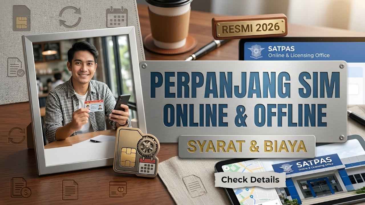 Panduan Lengkap Perpanjangan SIM 2026 Dokumen Wajib Biaya dan Cara Online