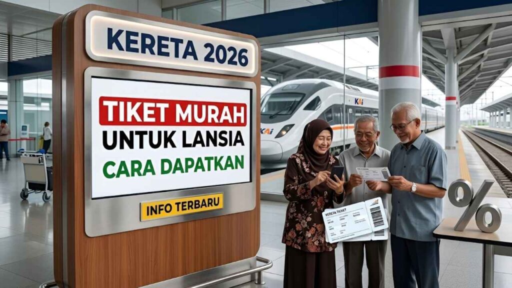 Tiket Kereta Murah untuk Lansia Indonesia 2026 Informasi Resmi Fasilitas Khusus dan Cara Pemesanan Praktis