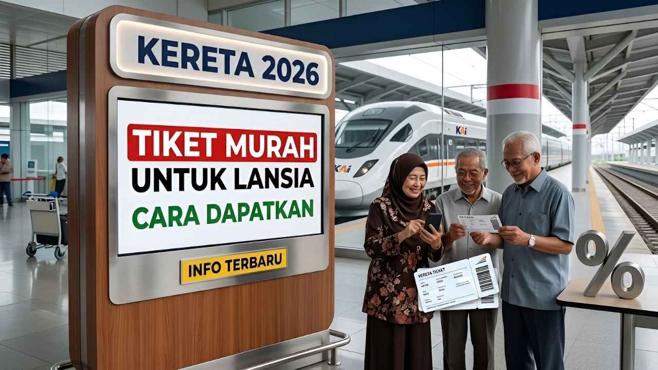Tiket Kereta Murah untuk Lansia Indonesia 2026 Informasi Resmi Fasilitas Khusus dan Cara Pemesanan Praktis