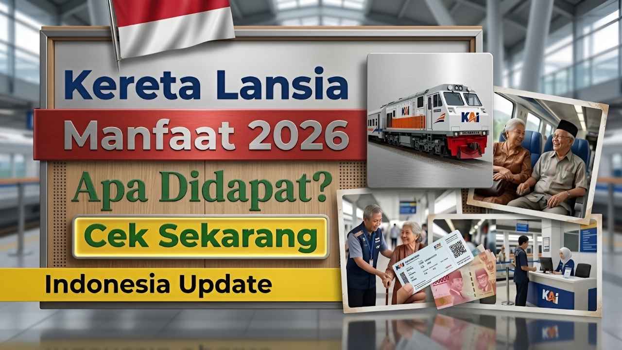 Program Khusus Lansia 2026 Manfaat Kereta Api di Indonesia dan Mekanisme Klaim
