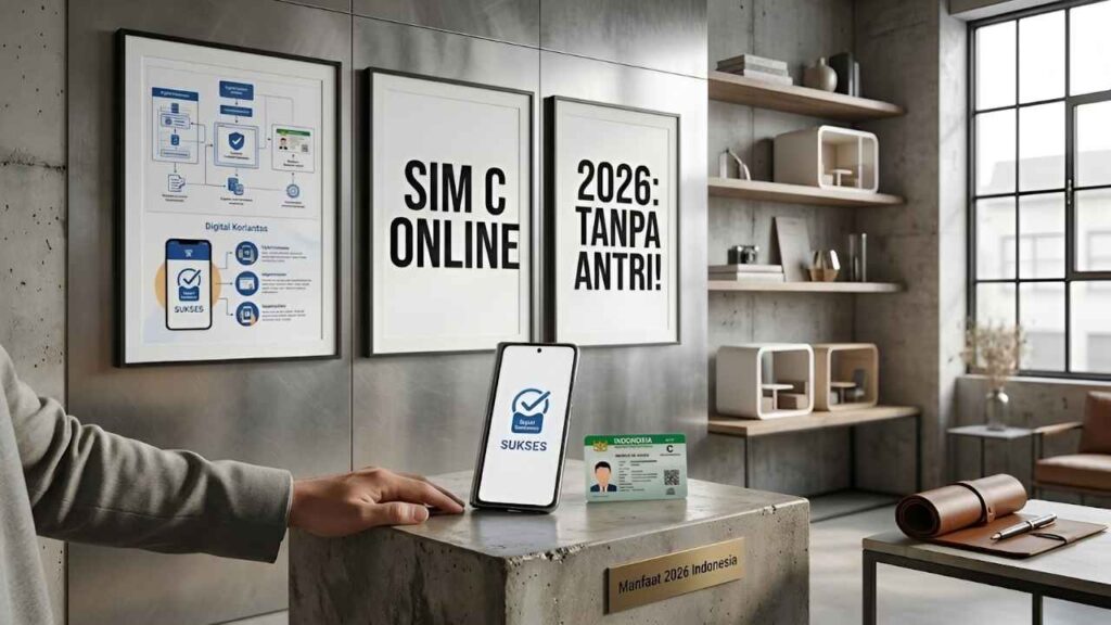Panduan Resmi Pendaftaran SIM C Online 2026 Langkah Praktis Lewat Aplikasi Smartphone