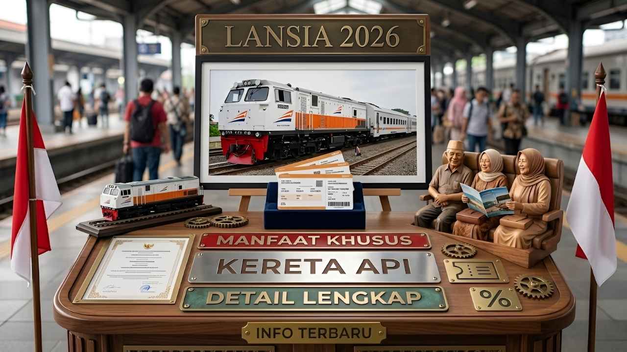 Program Kereta Api Indonesia 2026 Manfaat Khusus dan Kursi Nyaman Gratis bagi Lansia