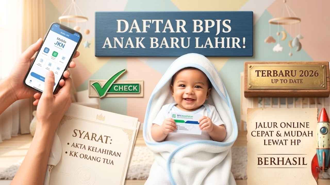 BPJS Bayi Baru Lahir 2026 Syarat Resmi dan Proses Pendaftaran Cepat