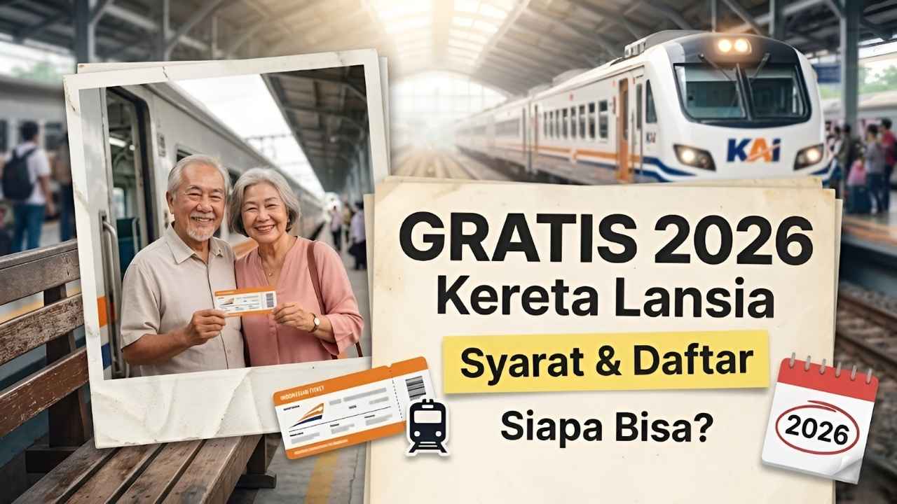 Program Kereta Gratis Lansia Indonesia 2026 Syarat Penerima Cara Pendaftaran dan Kebijakan Terbaru