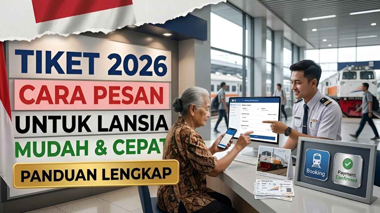 Panduan Lengkap Pemesanan Tiket Kereta 2026 untuk Lansia di Indonesia dengan Syarat Resmi