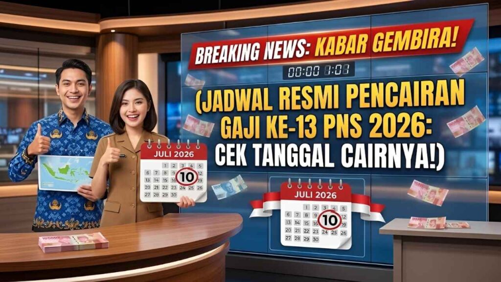 Gaji Ke-13 PNS 2026 Jadwal Resmi Pencairan Syarat dan Informasi Lengkap dari Pemerintah