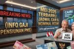 Gaji Pensiunan PNS Mei 2026 Jadwal Resmi Pencairan dan Informasi Nominal Terbaru dari Pemerintah