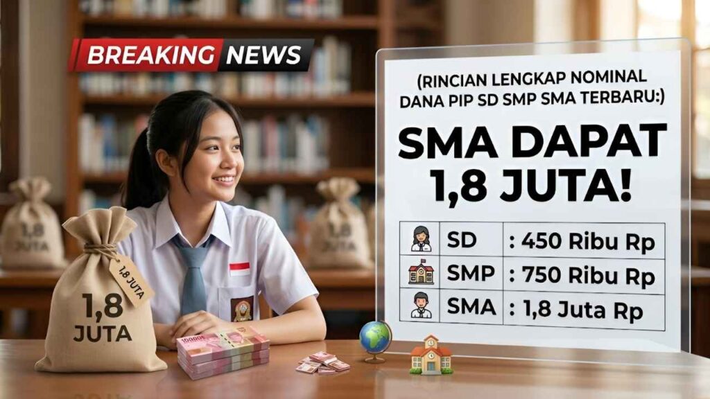 Panduan Lengkap Dana PIP 2026 Rincian Nominal SD SMP dan SMA Terbaru