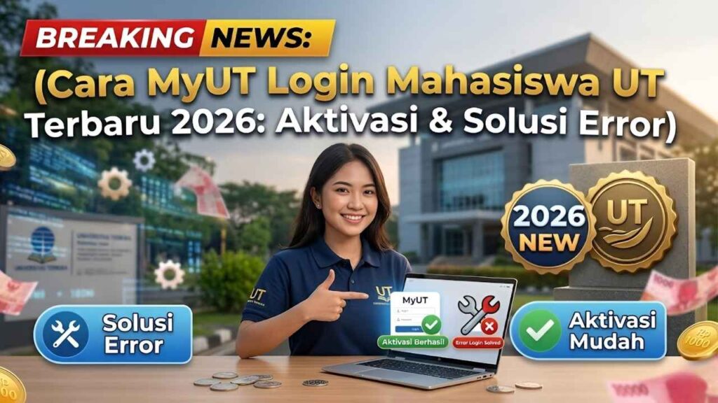 Tutorial MyUT Login Mahasiswa UT 2026 Aktivasi Akun Mudah dan Solusi Error Resmi