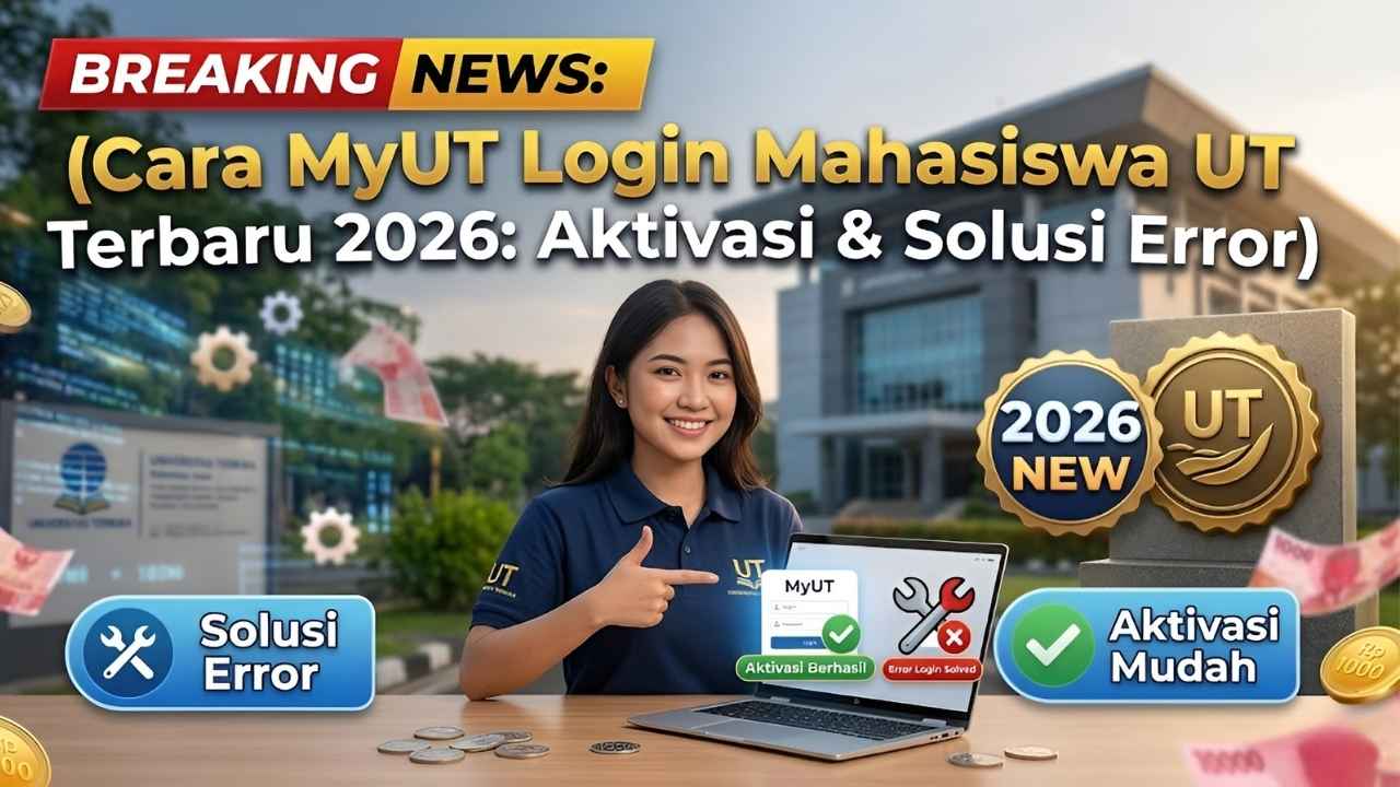 Tutorial MyUT Login Mahasiswa UT 2026 Aktivasi Akun Mudah dan Solusi Error Resmi