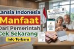 Program Bantuan Pemerintah Indonesia untuk Lansia Dukungan Sosial dan Kesehatan