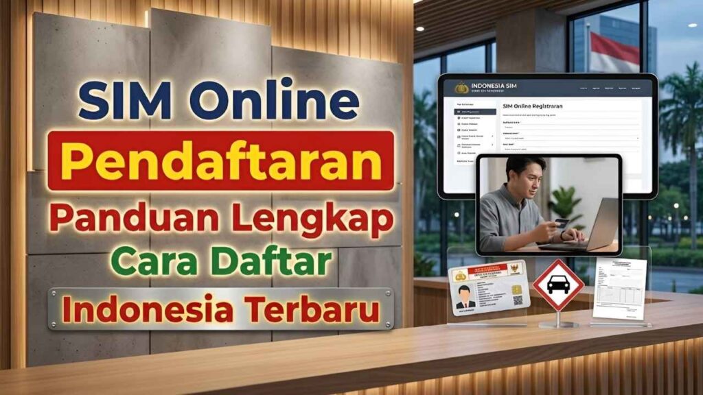 Panduan Pendaftaran SIM Online Indonesia 2026 Langkah-Langkah Dokumen dan Biaya Resmi