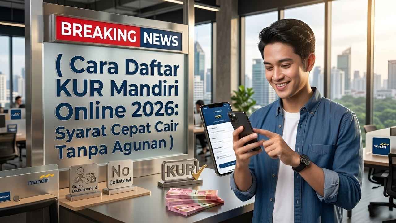 Cara Praktis Pendaftaran KUR Mandiri Online 2026 Pinjaman Resmi Syarat Lengkap dan Cepat Cair Tanpa Jaminan