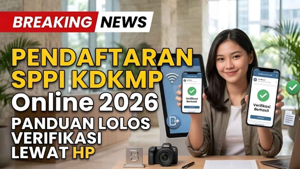 Cara Praktis Daftar SPPI KDKMP Online 2026 Panduan Resmi dan Tips Lolos Verifikasi Lewat HP