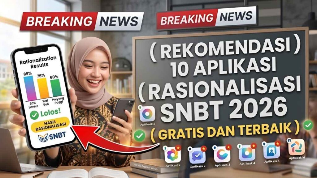 Rekomendasi 10 Aplikasi Rasionalisasi SNBT 2026 Gratis Terbaik untuk Persiapan Ujian Masuk Perguruan Tinggi