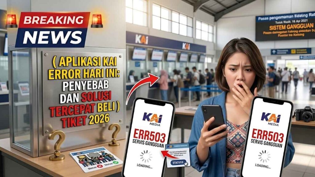 Aplikasi KAI Error Hari Ini 2026 Penyebab Utama dan Solusi Tercepat Beli Tiket Kereta Online