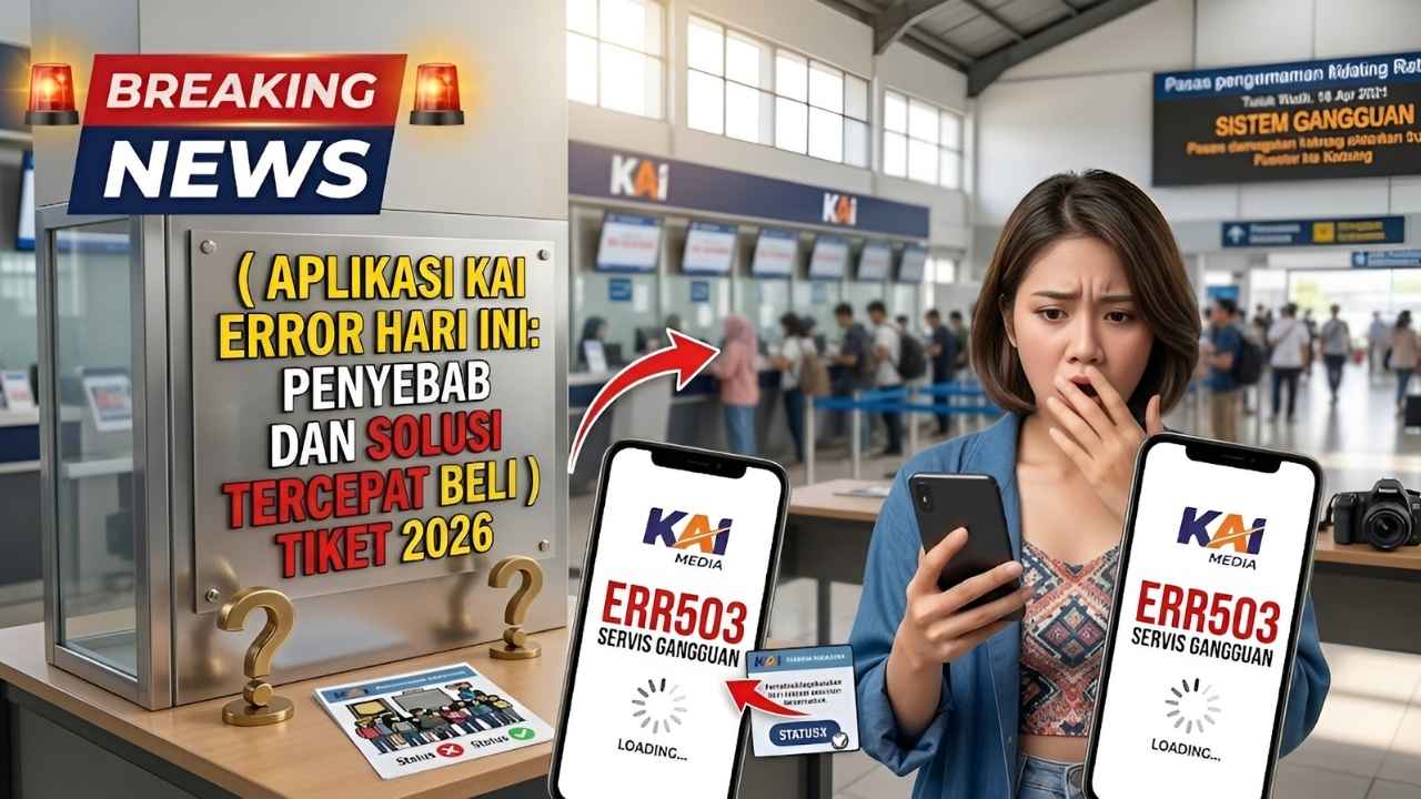 Aplikasi KAI Error Hari Ini 2026 Penyebab Utama dan Solusi Tercepat Beli Tiket Kereta Online