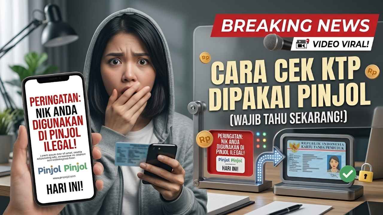 Cara Cek KTP Dipakai Pinjol 2026 Panduan Lengkap Amankan NIK dari Penyalahgunaan