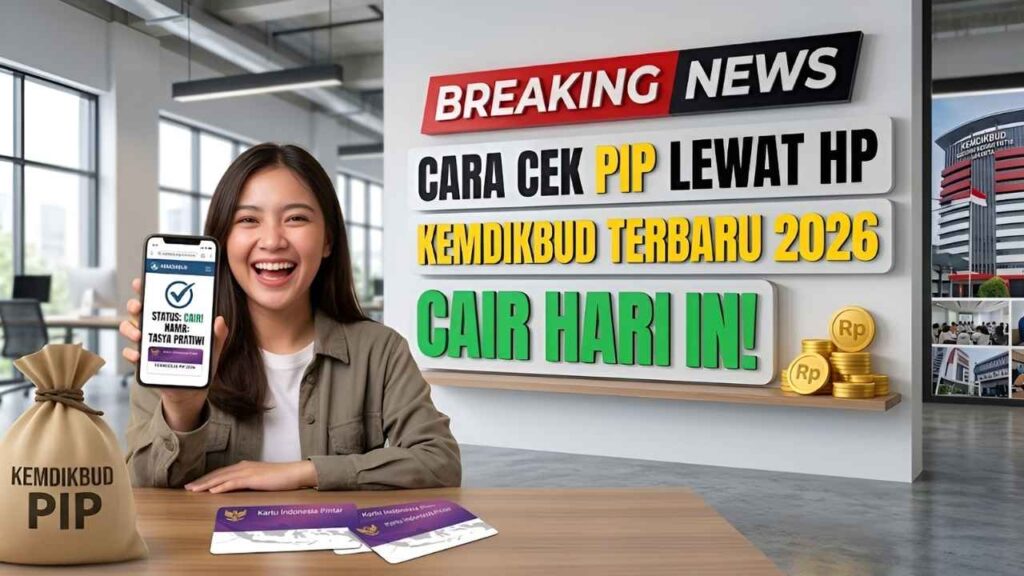 Cara Cek PIP Lewat HP 2026 Panduan Resmi Kemdikbud untuk Pencairan Dana Hari Ini