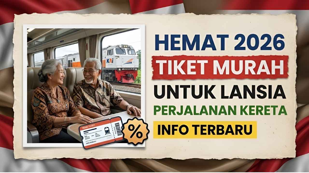 Tiket Murah Kereta Api Lansia 2026 di Indonesia Cara Daftar Hemat Biaya dan Nikmati Perjalanan