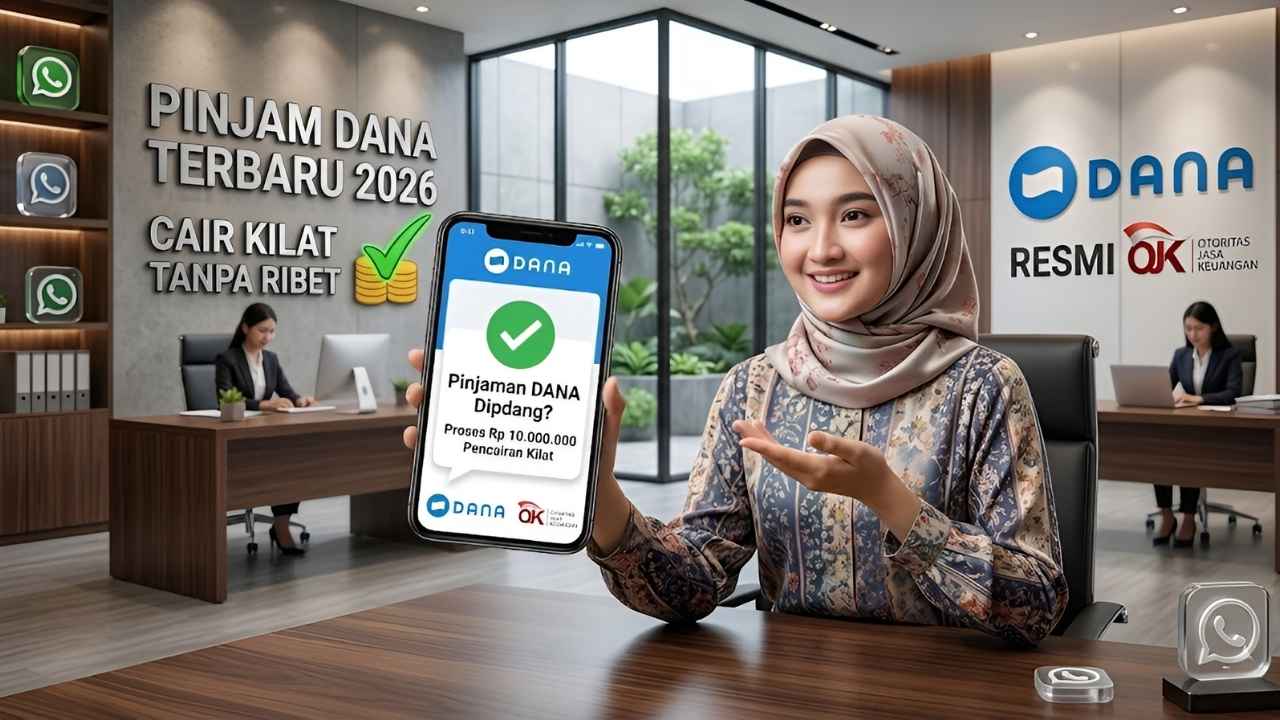 Panduan Lengkap Cara Pinjam Uang di DANA 2026 Proses Cepat Aman dan Resmi OJK