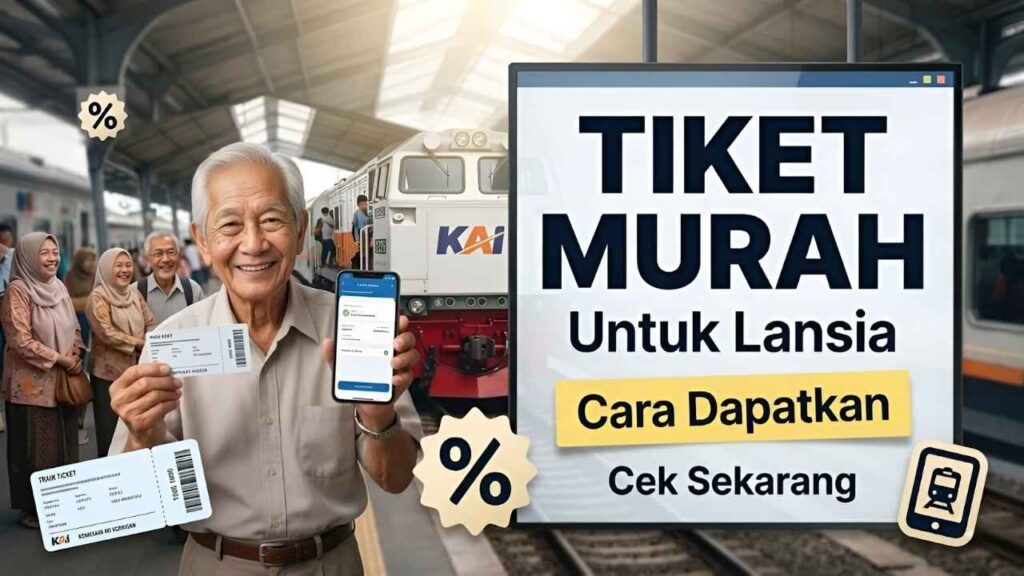 Tiket Kereta Murah untuk Lansia di Indonesia 2026 Cara Ajukan Syarat Terbaru dan Manfaat Perjalanan