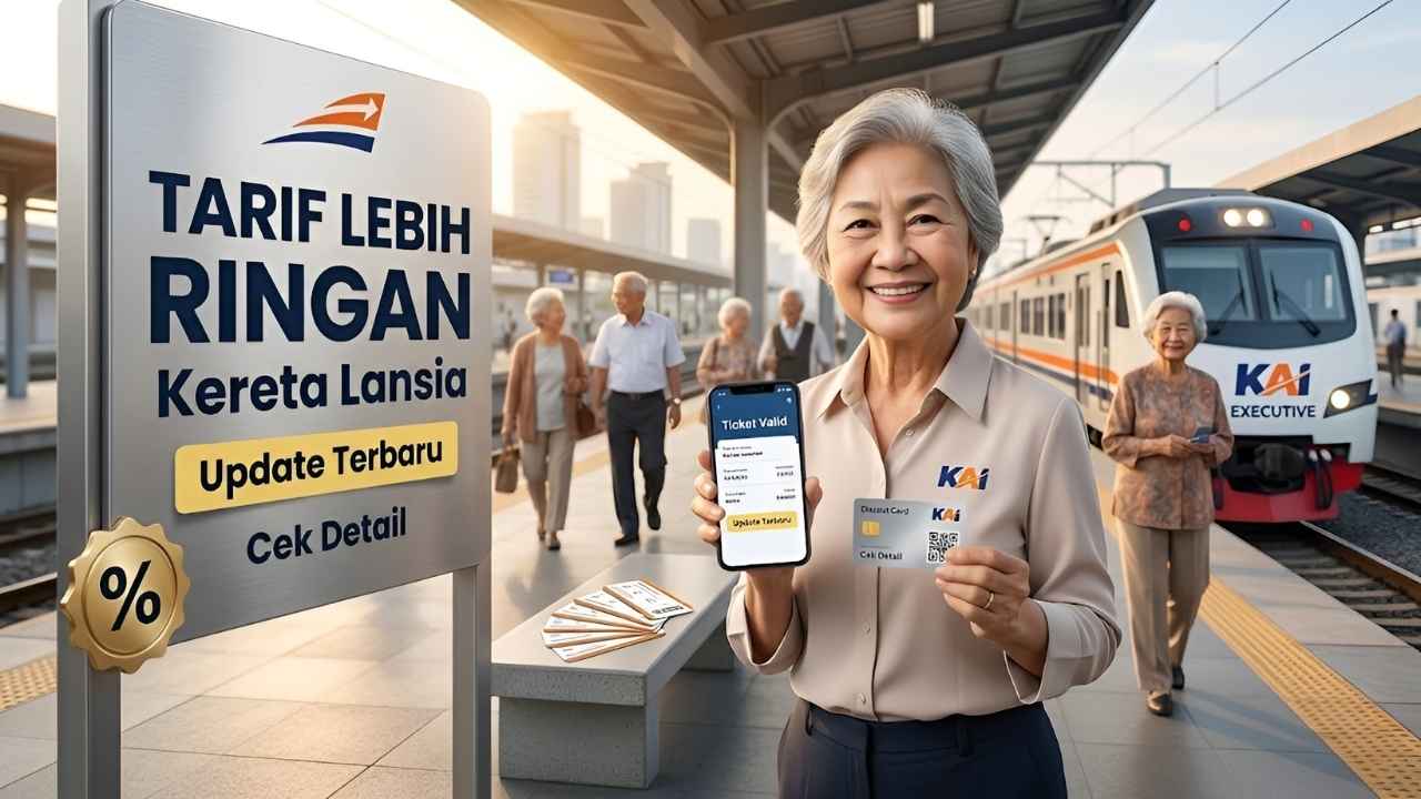 Keringanan Tarif Kereta Lansia 2026 Panduan Lengkap Syarat dan Cara Mendapatkan Diskon di Indonesia