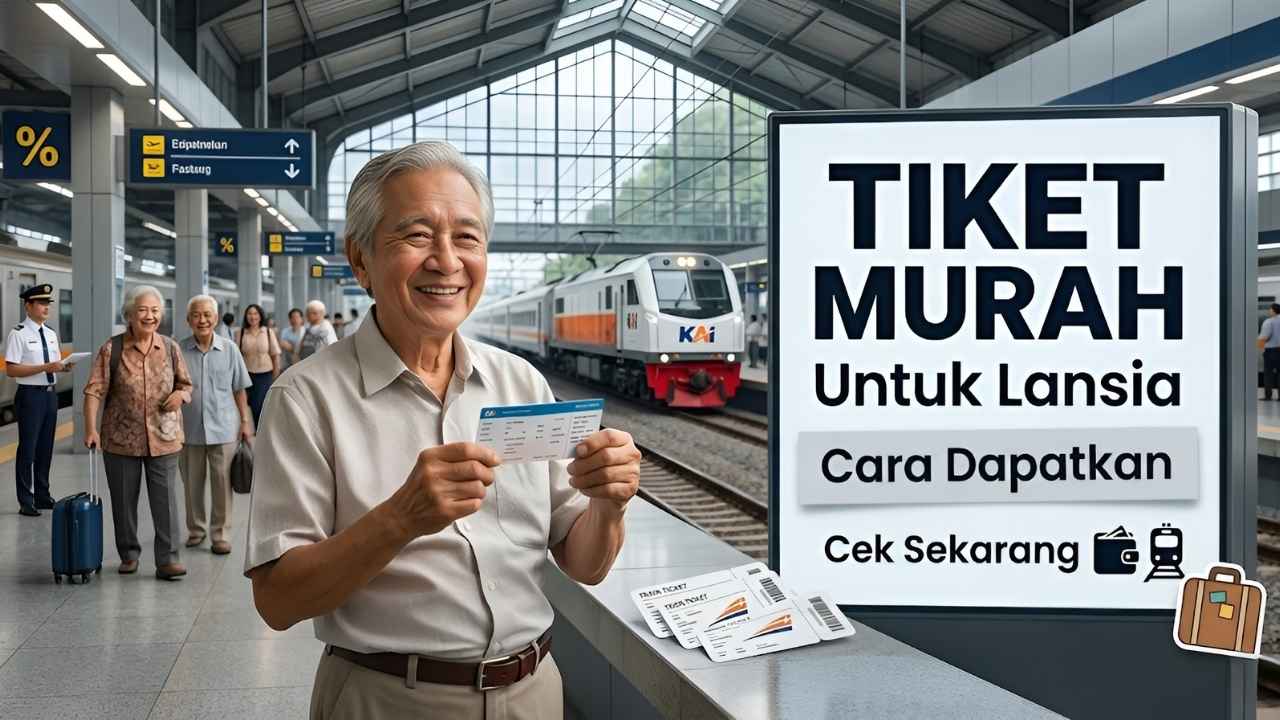 Perjalanan Kereta Gratis Lansia Indonesia 2026 Syarat Valid Pemerintah dan Cara Daftar Mudah