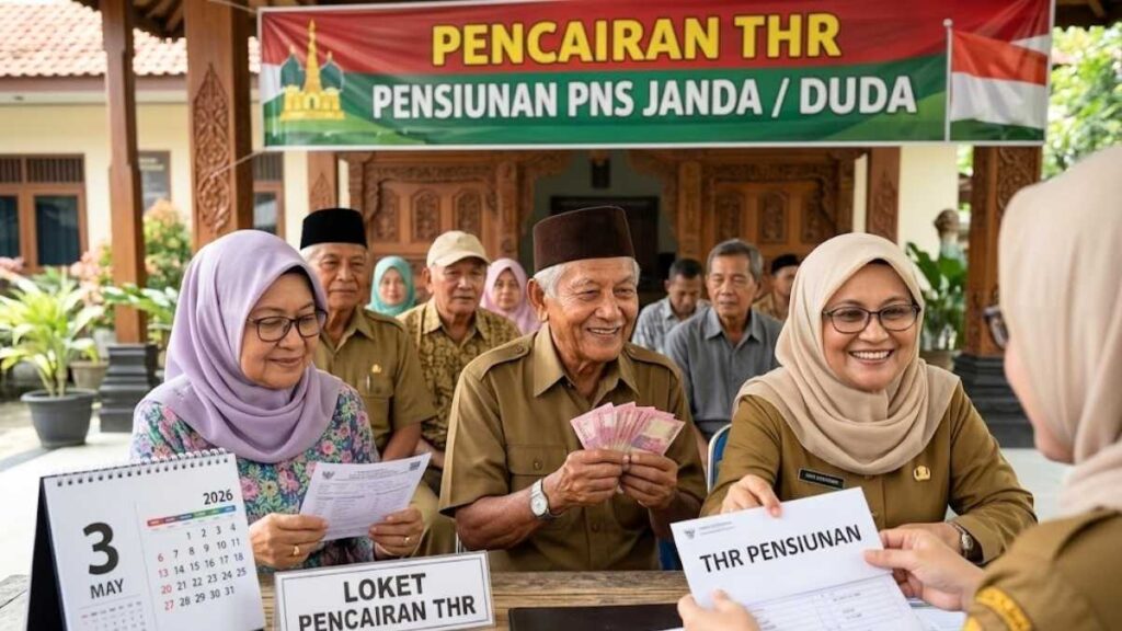 Panduan pencairan THR pensiunan 2026 dan perkiraan jumlah dana