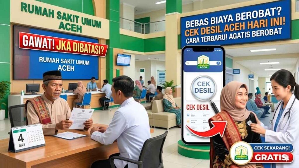 Informasi Terbaru Cara Cek Desil JKA Aceh 2026 Agar Tetap Gratis Berobat