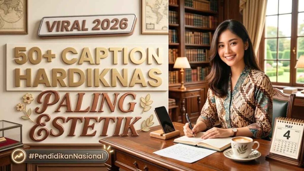 Ide Caption Hari Pendidikan Nasional 2026 Aesthetic untuk Media Sosial