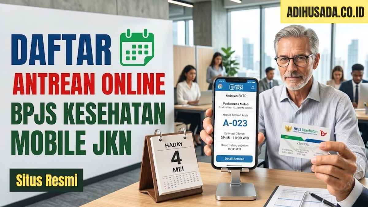 Informasi Resmi Cara Daftar Antrean BPJS Kesehatan Online Tanpa Ribet