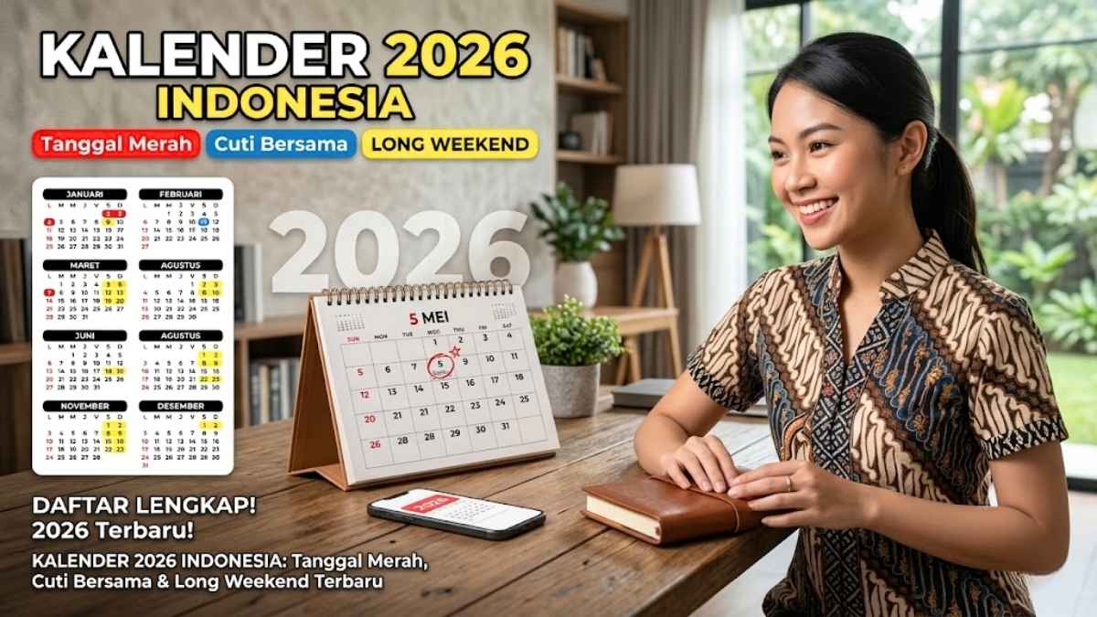 Informasi Kalender 2026 Indonesia Lengkap Tanggal Merah dan Cuti Bersama
