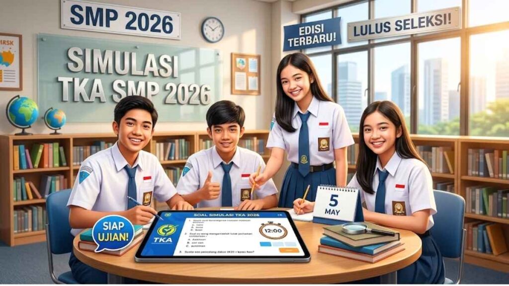 Tutorial Praktis Cek Hasil Simulasi TKA SMP 2026 Tanpa Gangguan