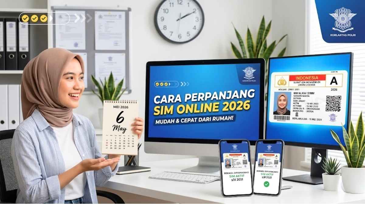 Langkah Cepat Perpanjang SIM Online 2026 di Satpas dengan Sistem Terbaru