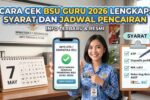 Update BSU Guru 2026 Syarat Pencairan dan Langkah Cek Online