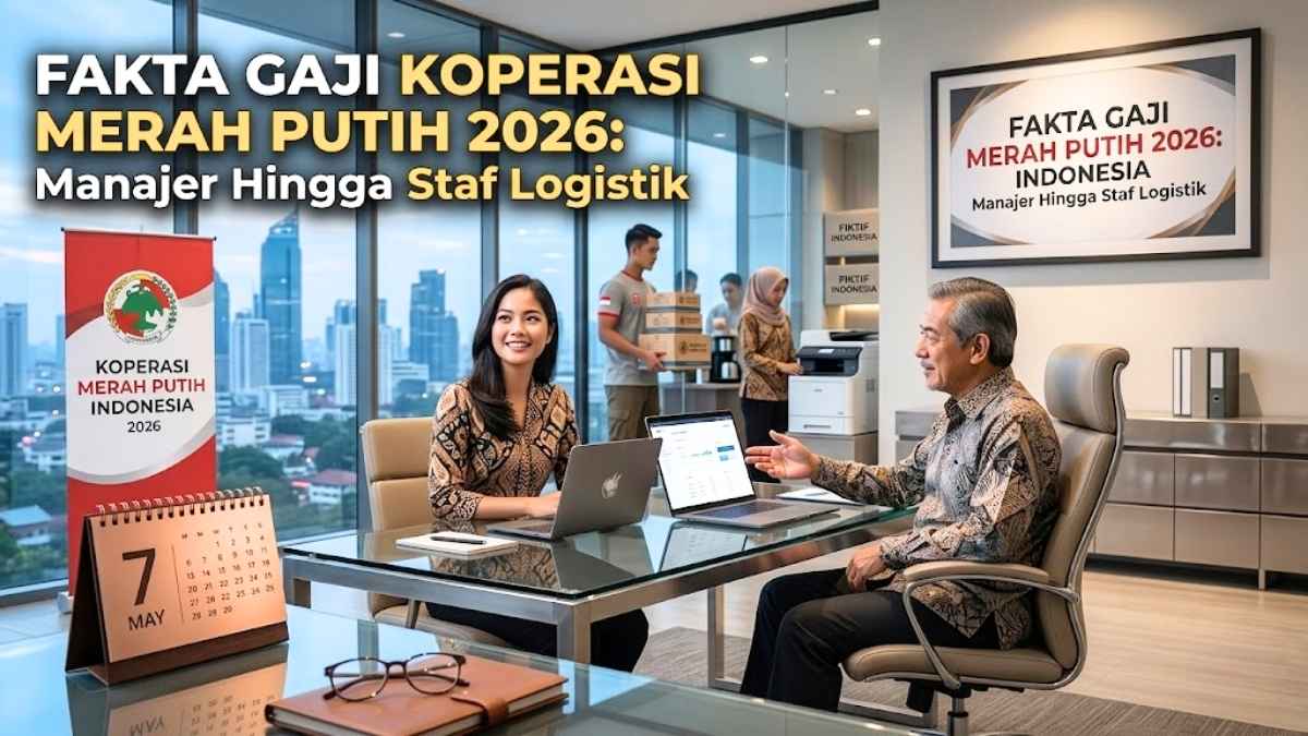 Panduan Cek Gaji Koperasi Merah Putih 2026 Manajer Staf Administrasi dan Logistik