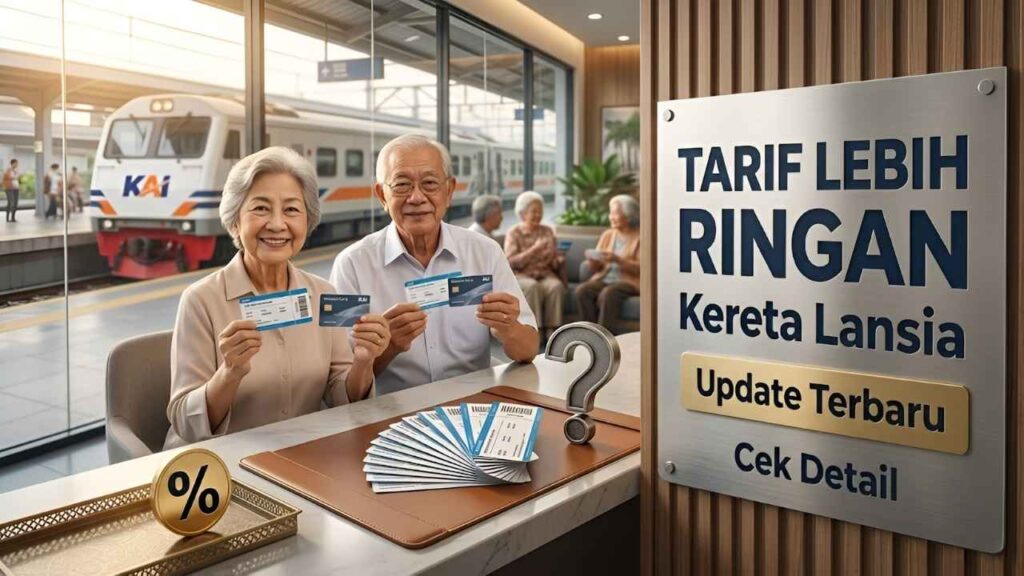 Diskon Tarif Kereta Api Lansia Indonesia 2026 Cara Mendapatkan Ketentuan dan Info Resmi