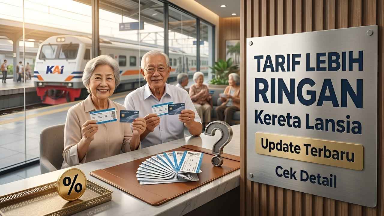 Diskon Tarif Kereta Api Lansia Indonesia 2026 Cara Mendapatkan Ketentuan dan Info Resmi